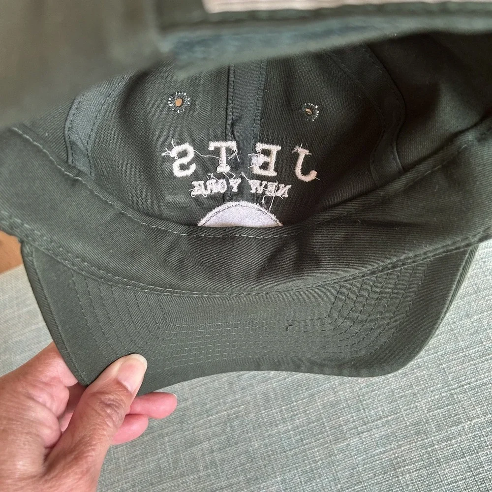 Vintage PUMA New York Jets‎ NFL Pro Line Strapback Embroidered Green Hat